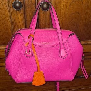 Tory Burch “Perry Small Satchel” Leather Purse